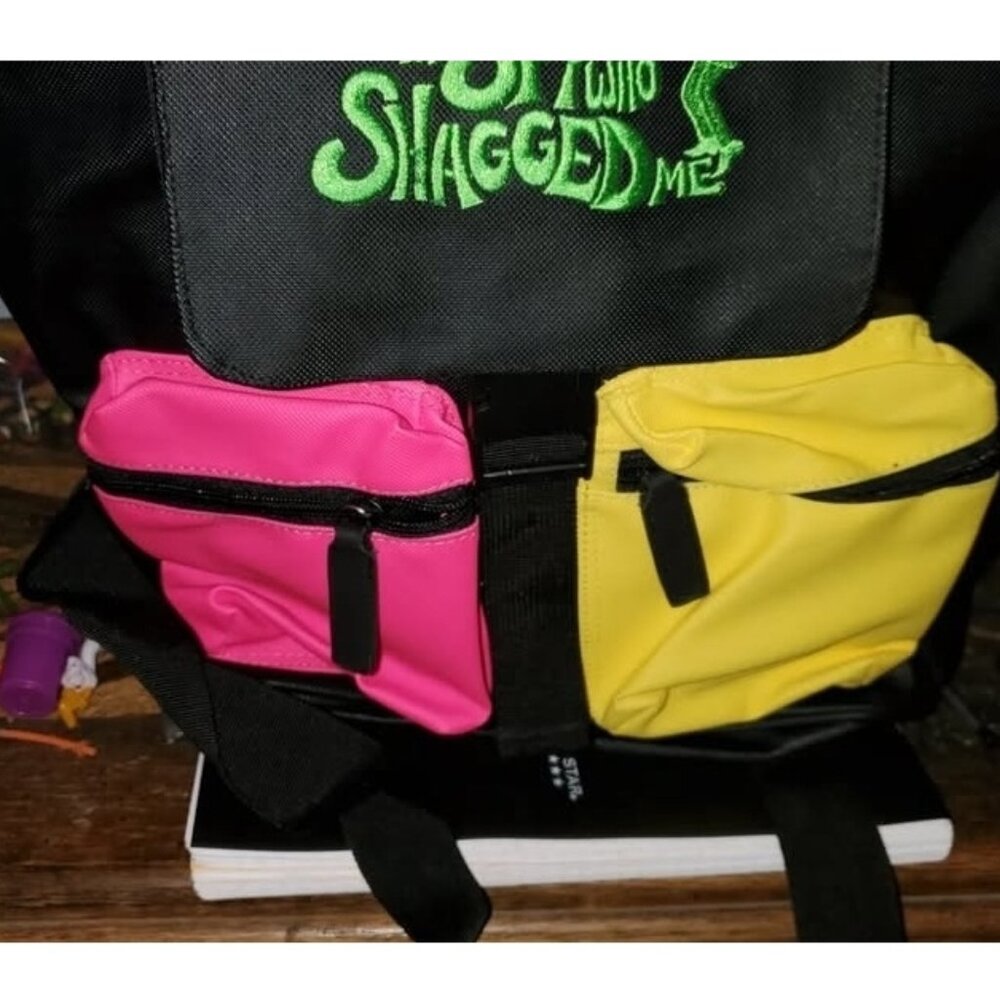 Austin Powers The Spy Who Shagged Me Movie Retailer Unused Backpack w/All Extras